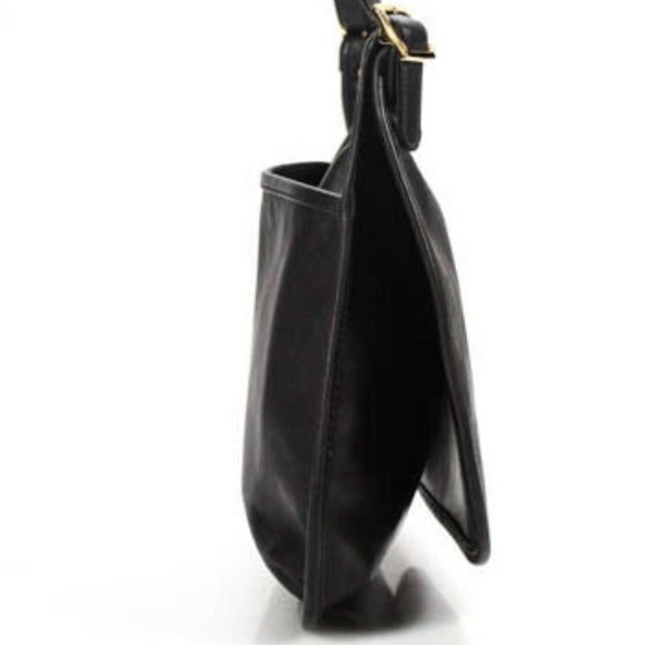 Giani Bernini Brown Leather Gold Buckle purse Bag - Picture 3 of 8